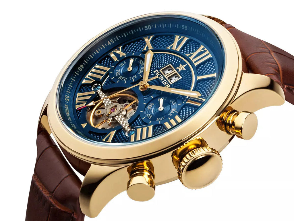 Automatic Havana P7001-3 | Gold | Pionier Germany