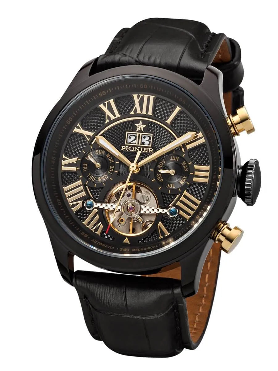 Automatic Havana P7001-4 | Black | Pionier Germany