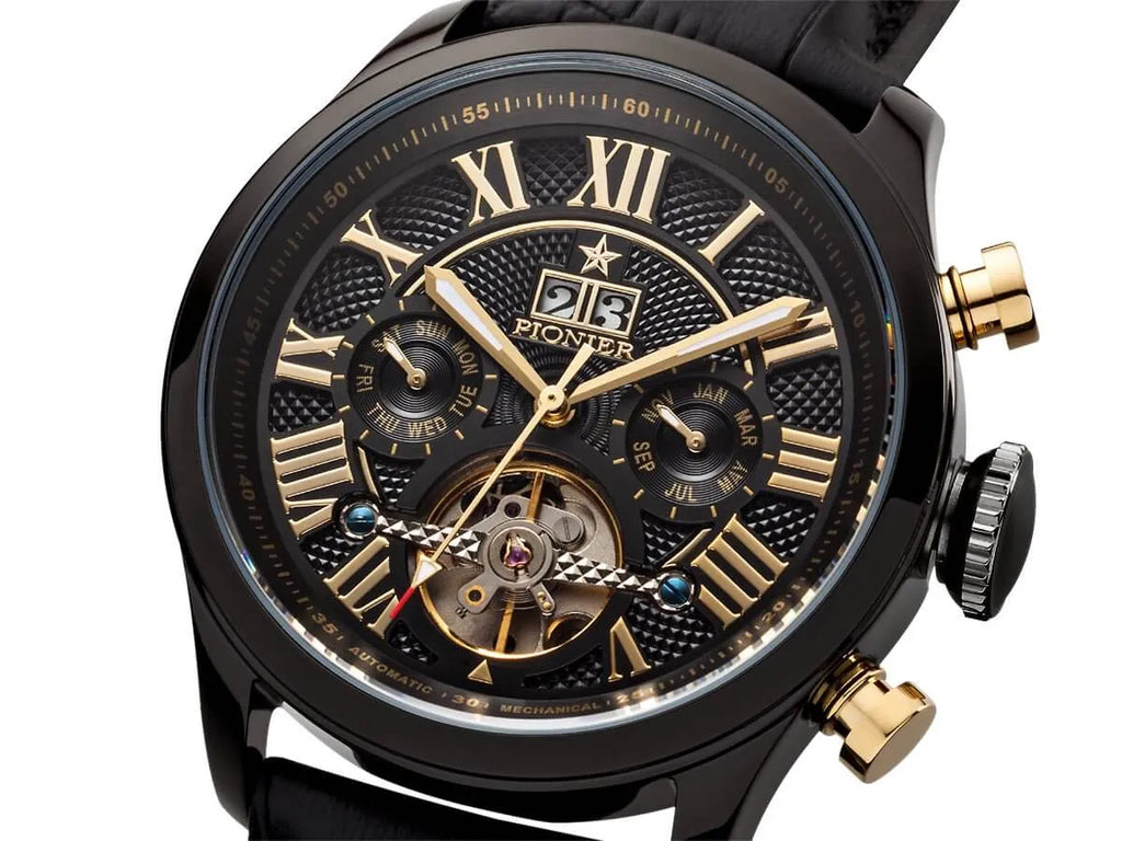Automatic Havana P7001-4 | Black | Pionier Germany