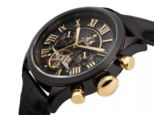 Automatic Havana P7001-4 | Black | Pionier Germany