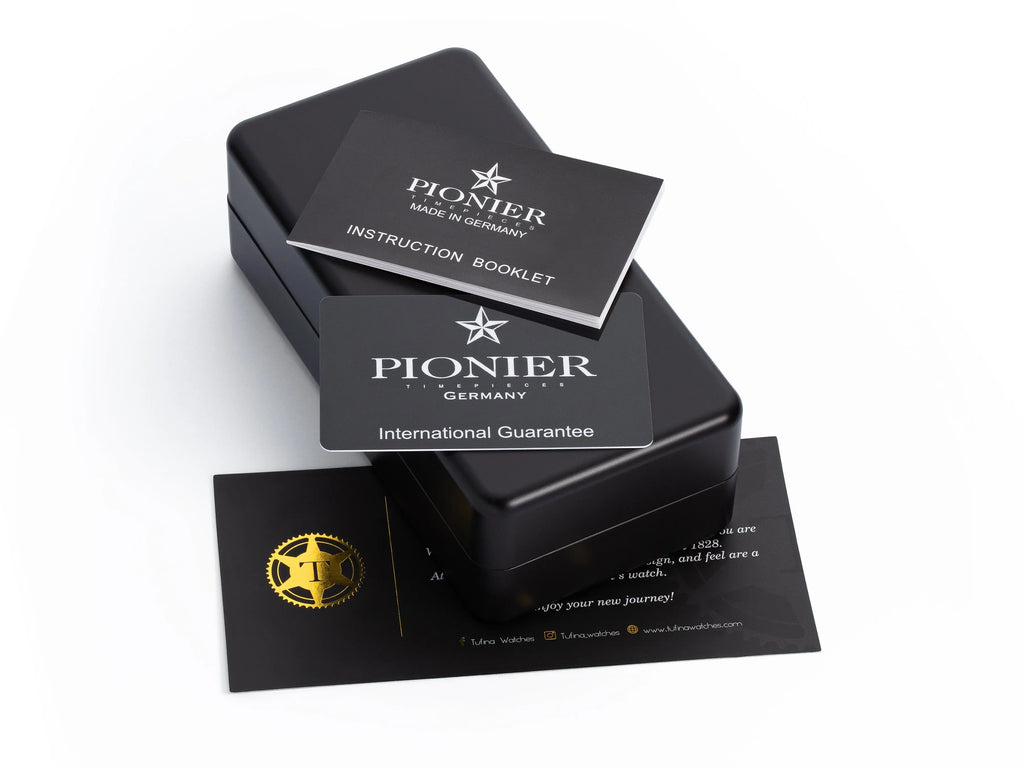 Amsterdam Automatic Calendar Watch by Pionier GM-515-3 |Gold|