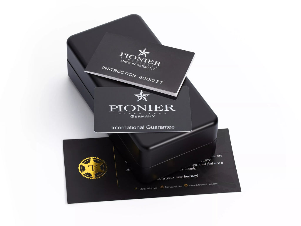 Amsterdam Automatic Calendar Watch by Pionier GM-515-8 |Gold|