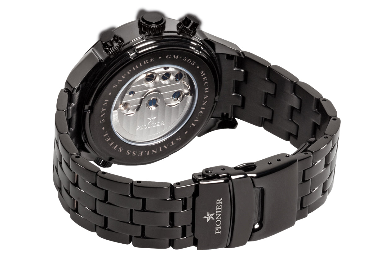 Automatic calendar Florida Diamonds by Pionier Germany GM-505-6 | Black |