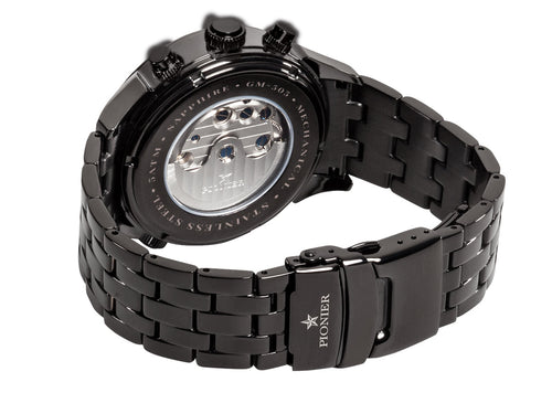 Automatic calendar Florida Diamonds by Pionier Germany GM-505-6 | Black |
