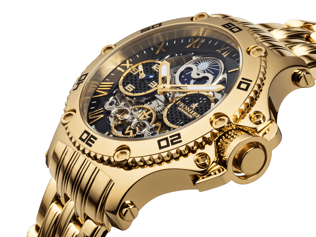 Dual-Time Hawaii Pionier GM-514-8 | Gold | Made in Germany