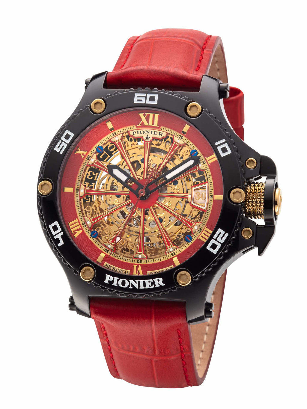 Automatic Barcelona GM-516-13 | Red | Pionier, Germany