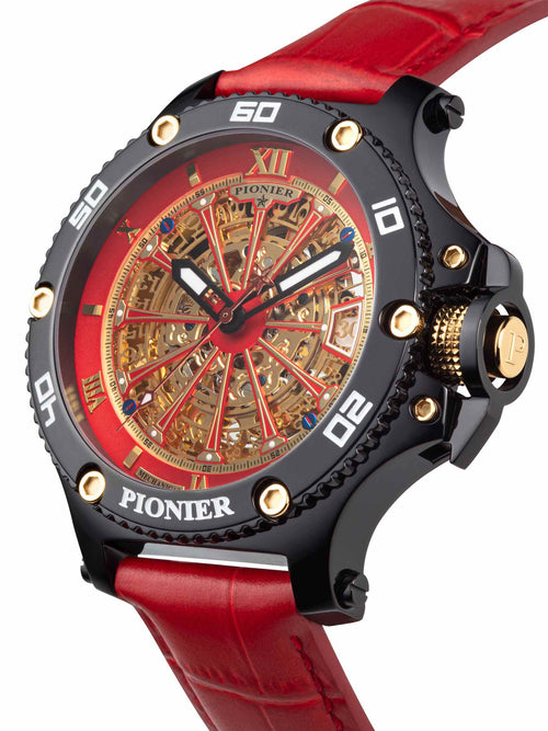 Automatic Barcelona GM-516-13 | Red | Pionier, Germany