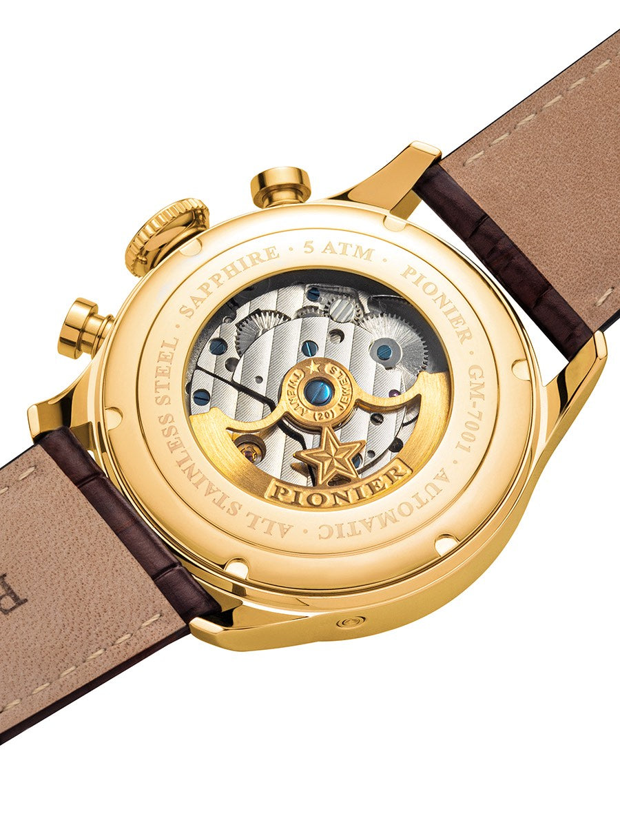 Automatic Havana P7001-3 | Gold | Pionier Germany