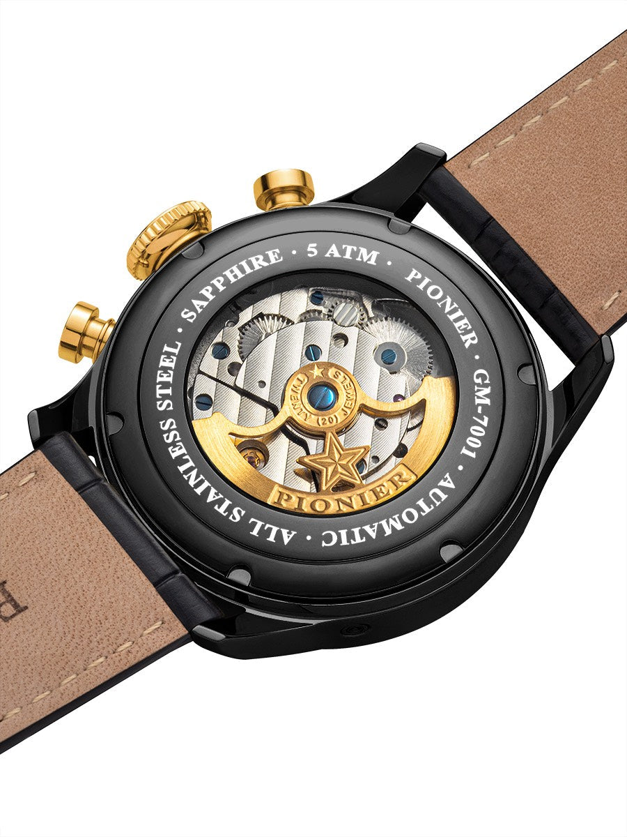 Automatic Havana P7001-4 | Black | Pionier Germany