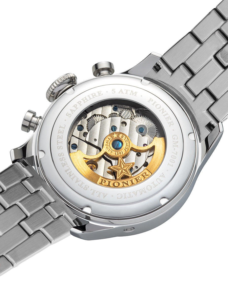 Automatic Havana P7001-7| Silver | Pionier Germany