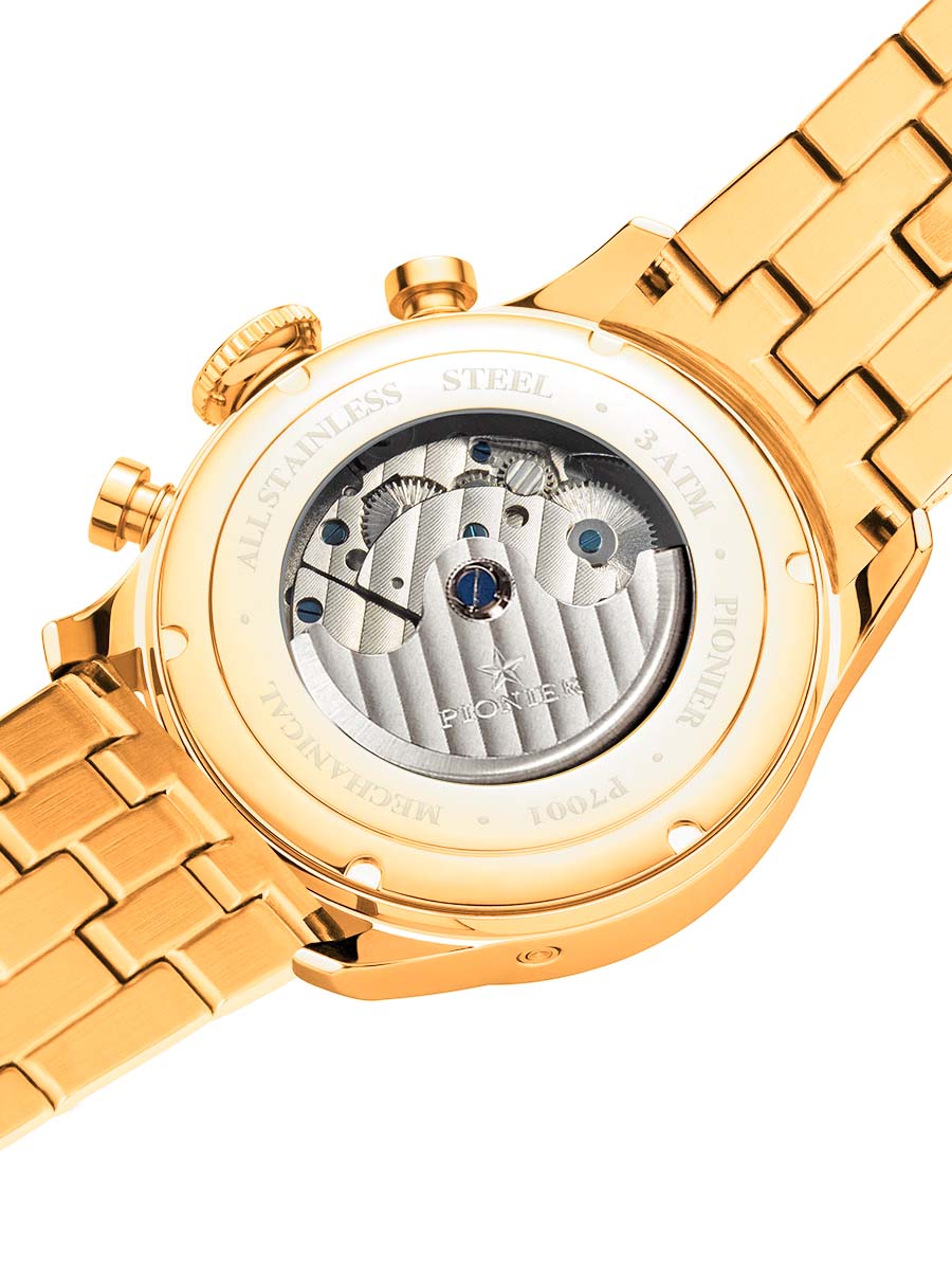 Automatic Havana P7001-11 | Gold | Pionier Germany