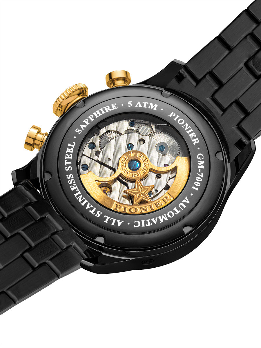 Automatic Havana P7001-9 | Black | Pionier Germany