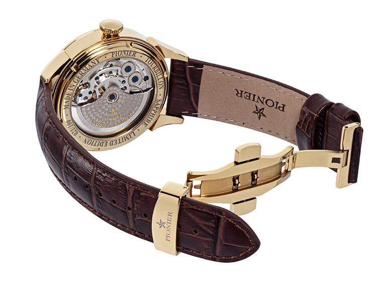 Geneva Automatic Tourbillon Pionier - GM-902-4A | Gold | Handmade German Watch