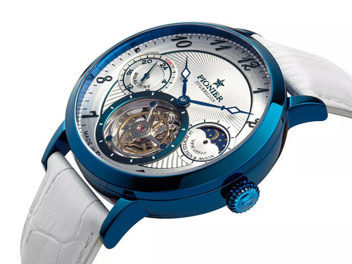 Basel Tourbillon Pionier - GM-903-1 | Blue | Handmade German Watch