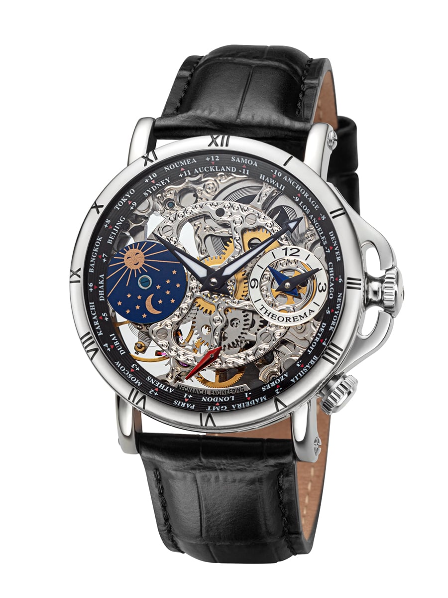 Dual-Time Sao Paulo GM-103-1 | Silver | Theorema, Germany
