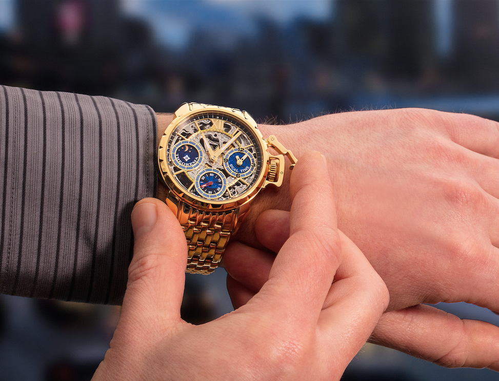 Dual-time Oman Theorema Germany GM-108-9 | Gold |