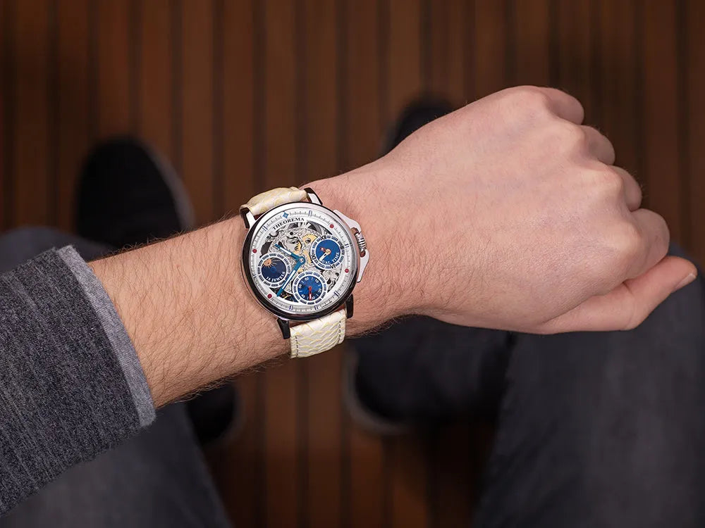 Dual-Time Buenos Aires Theorema - GM-114-1 | Silver |  Made in Germany