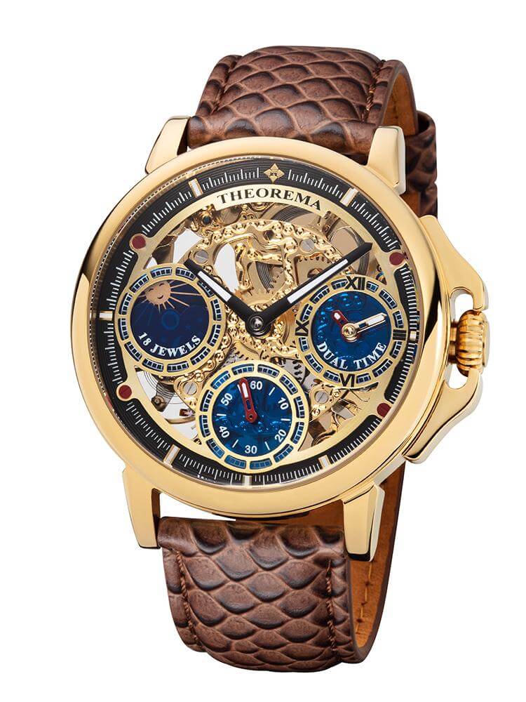 Dual-Time Buenos Aires Theorema - GM-114-3 | Gold | Made in Germany
