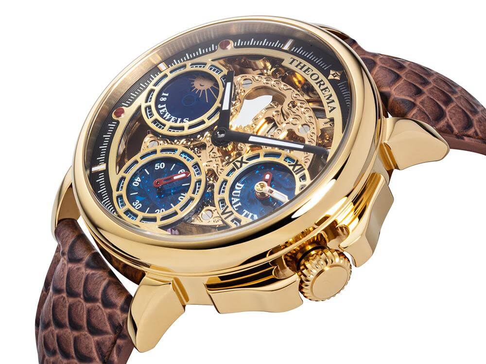 Dual-Time Buenos Aires Theorema - GM-114-3 | Gold | Made in Germany