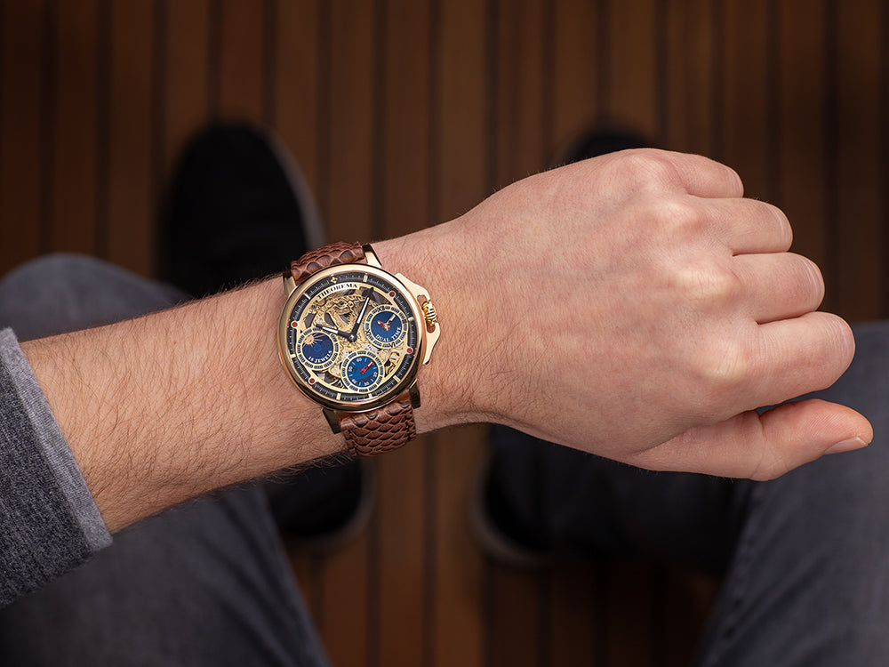 Dual-Time Buenos Aires Theorema - GM-114-3 | Gold | Made in Germany