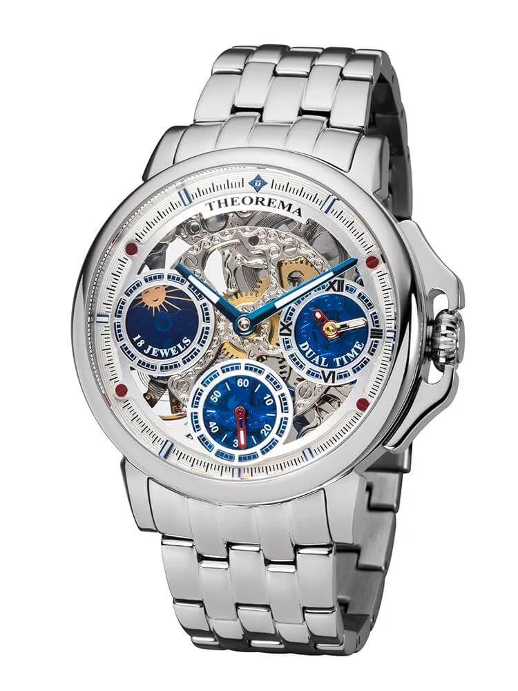 Dual-Time Buenos Aires GM-114-6 | Silver | Theorema, Germany