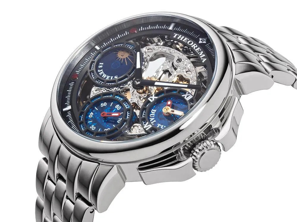 Dual-Time Buenos Aires GM-114-7 | Silver | Theorema, Germany