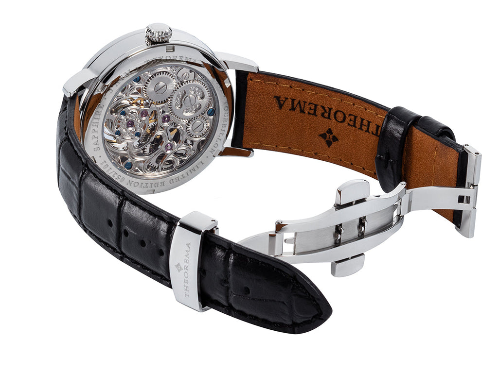 Limited Edition. Zürich Tourbillon by Theorema Germany - GM-901-1 |Silver| Handmade