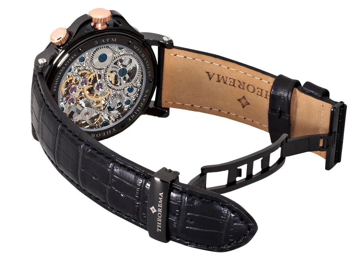 Dual-Time Sao Paulo GM-103-3  | Black | Theorema, Germany
