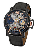 Dual-time Copacabana GM-104-3 |Black| by Theorema, Germany