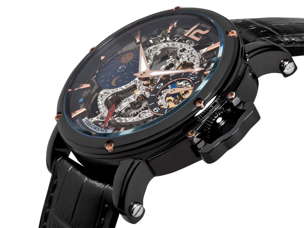 Dual-time Copacabana GM-104-3 |Black| by Theorema, Germany