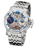 Dual-time Copacabana GM-104-6 |Silver| by Theorema, Germany