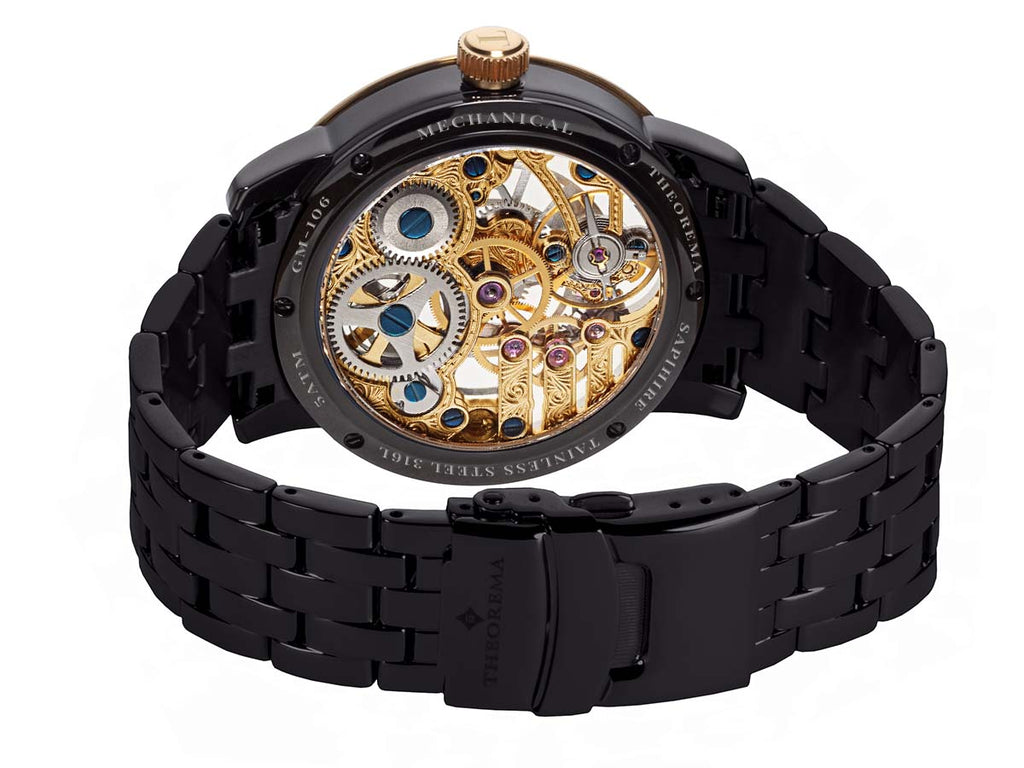 See-through Skeleton Toronto by Theorema, Germany - GM-106-12 |Black|