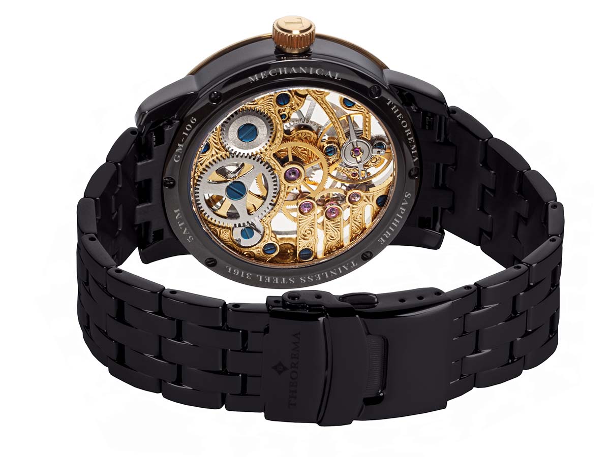 See-through Skeleton Toronto by Theorema, Germany - GM-106-12 |Black|