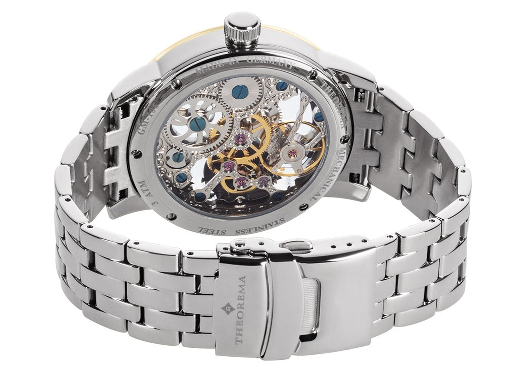 See-through Skeleton Toronto by Theorema, Germany - GM-106-7 |Silver|