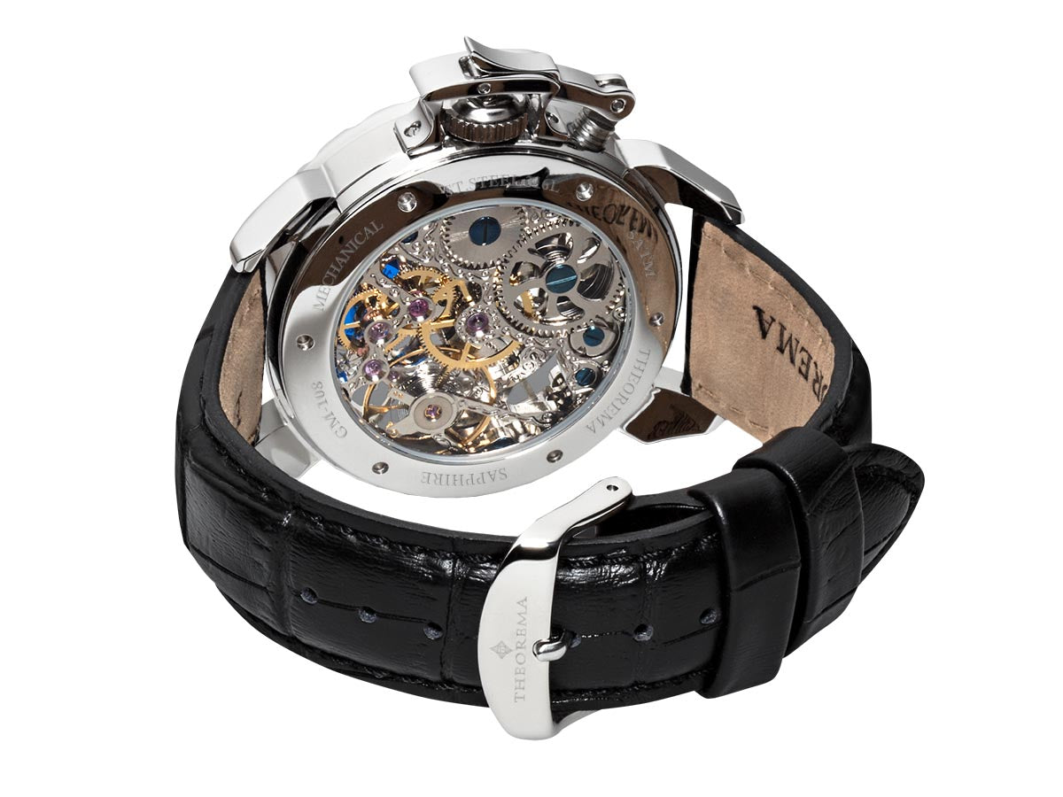 Dual-time Oman by Theorema Germany GM-108-1 | Silver |