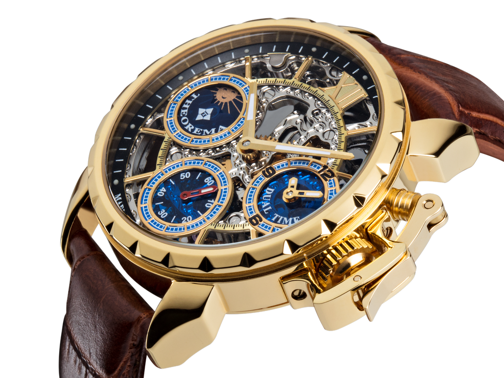 Dual-time Oman by Theorema Germany GM-108-3 | Gold |