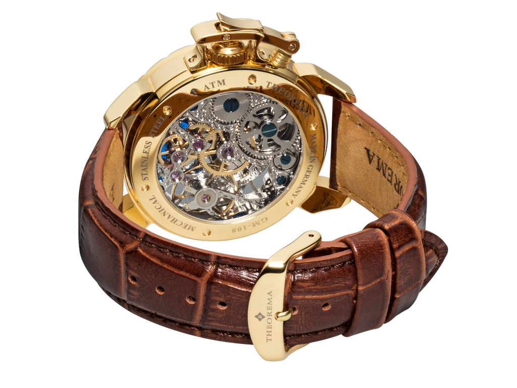Dual-time Oman by Theorema Germany GM-108-3 | Gold |