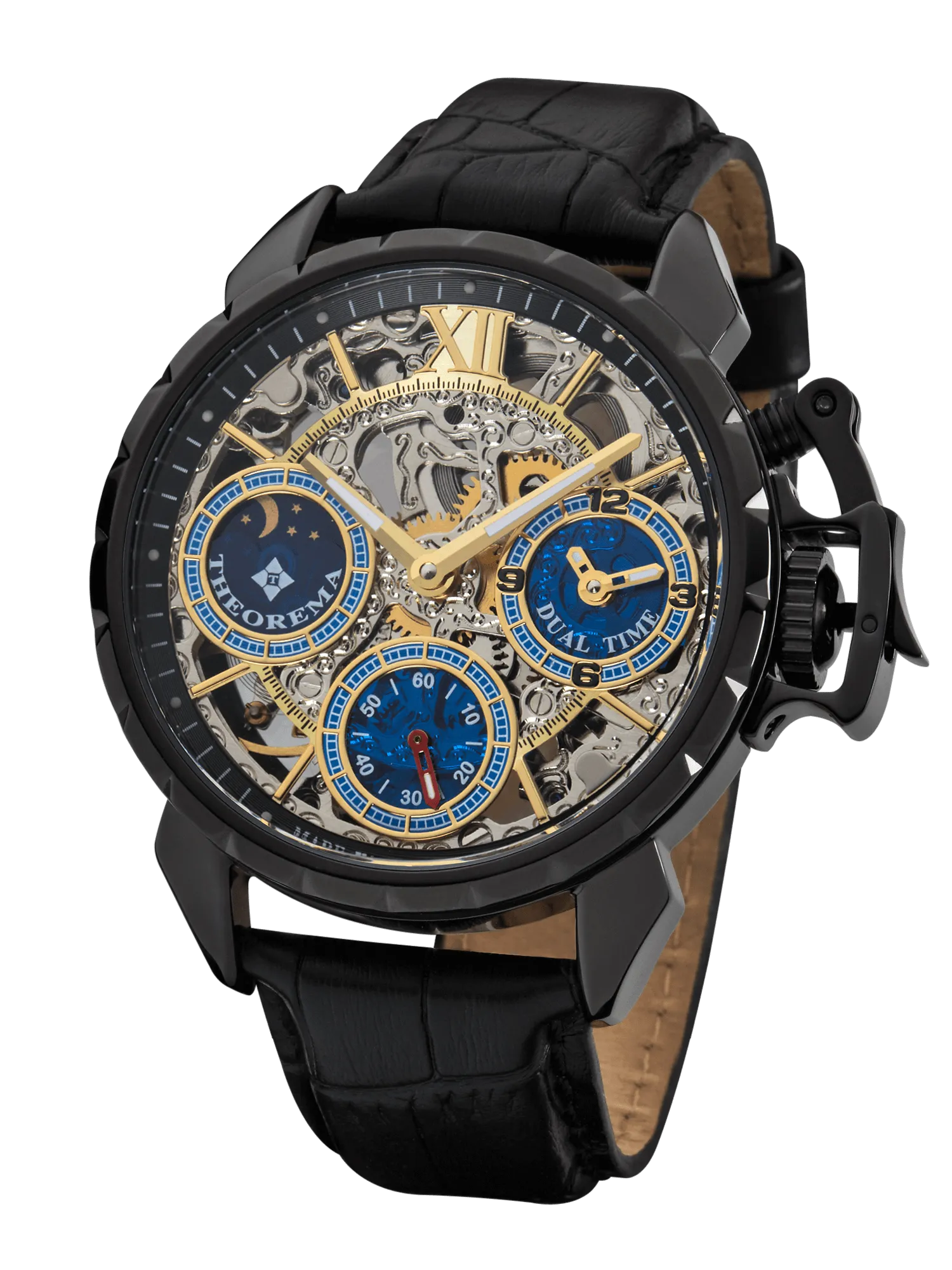Dual-time Oman by Theorema Germany GM-108-4 | Black |