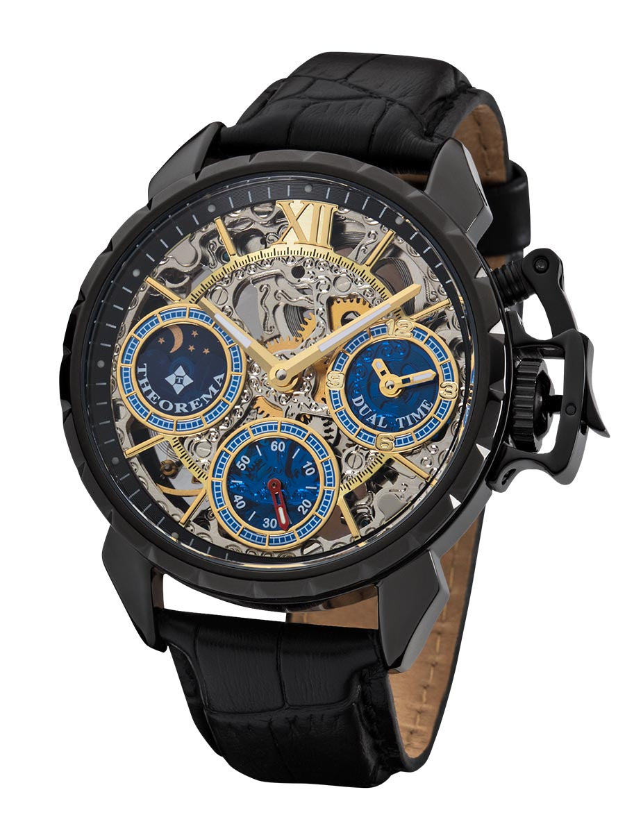 Dual-time Oman by Theorema Germany GM-108-4 | Black |