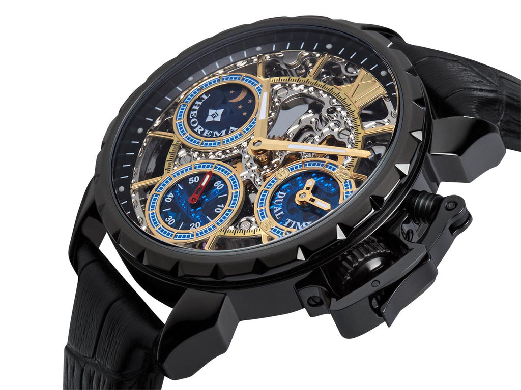 Dual-time Oman by Theorema Germany GM-108-4 | Black |
