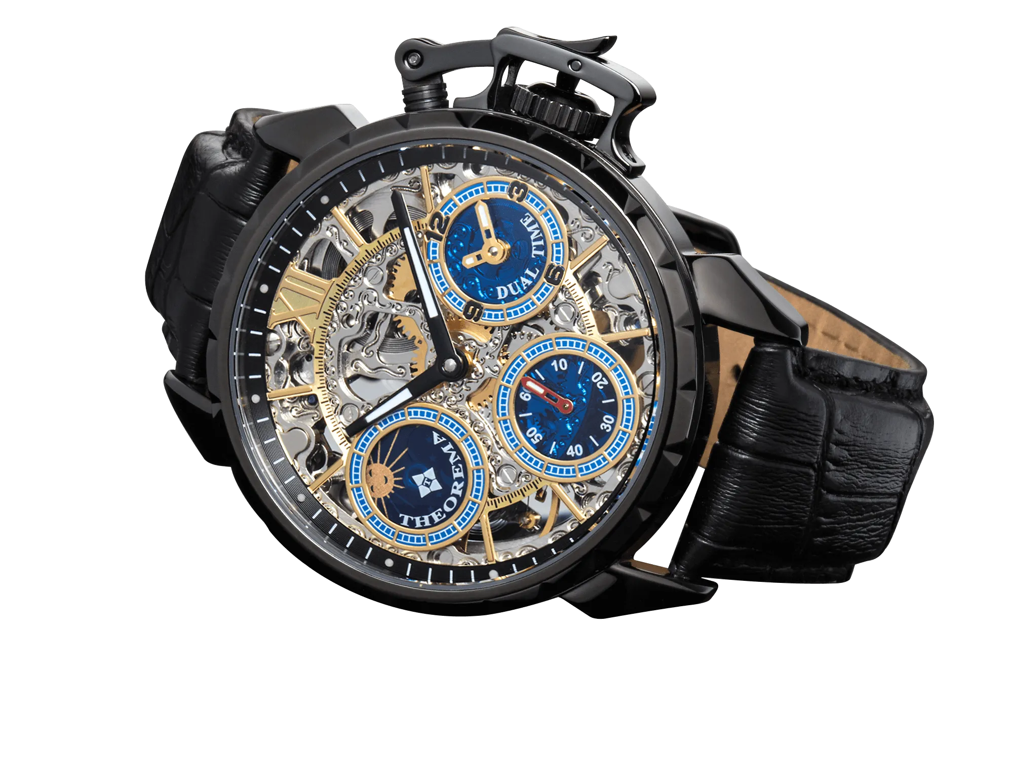 Dual-time Oman by Theorema Germany GM-108-4 | Black |