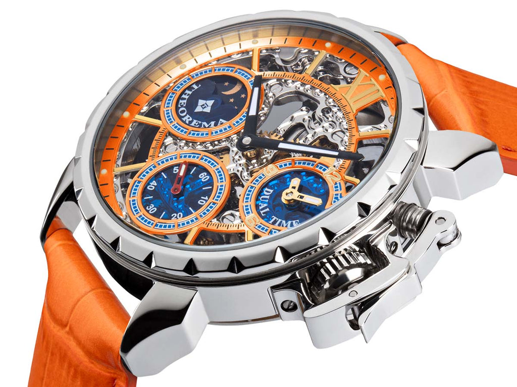 Dual-time Oman by Theorema Germany GM-108-5 | Silver |
