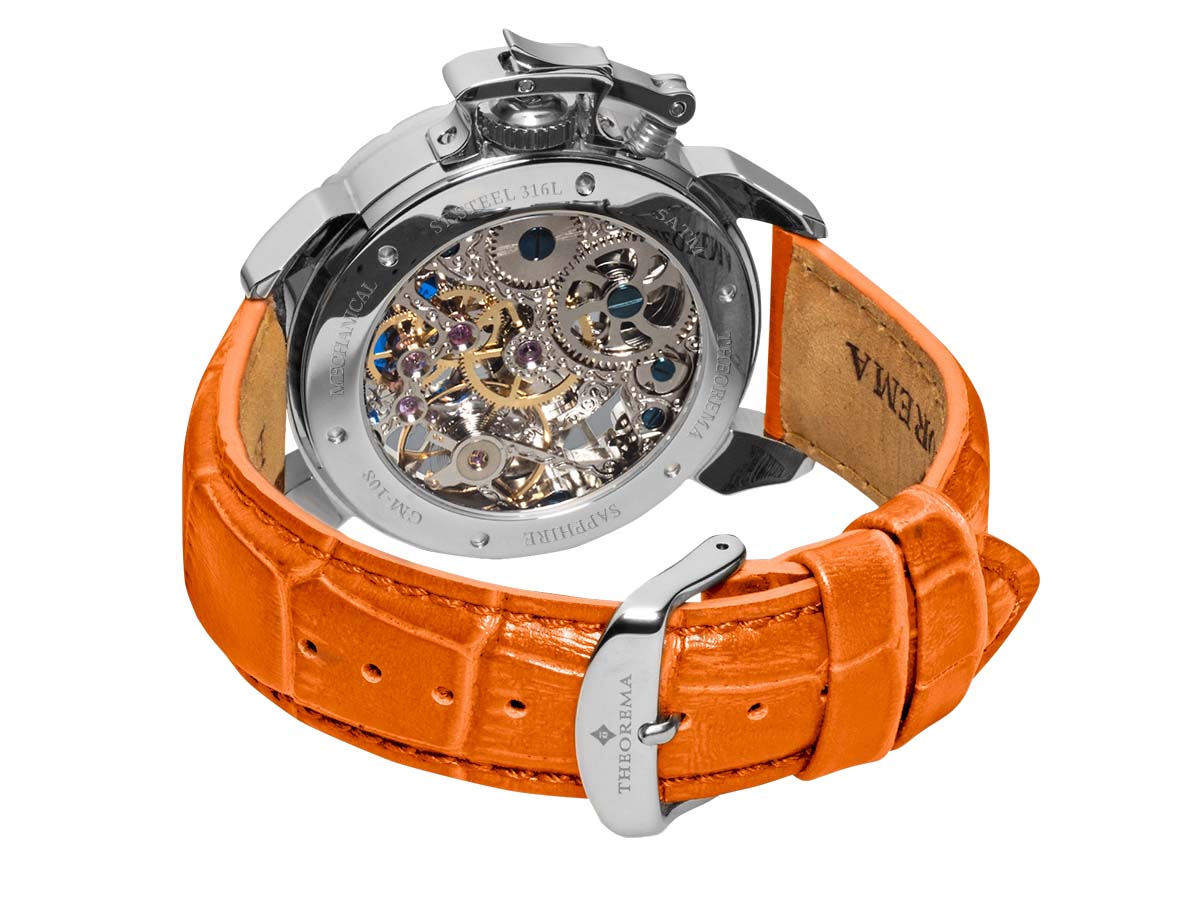 Dual-time Oman by Theorema Germany GM-108-5 | Silver |