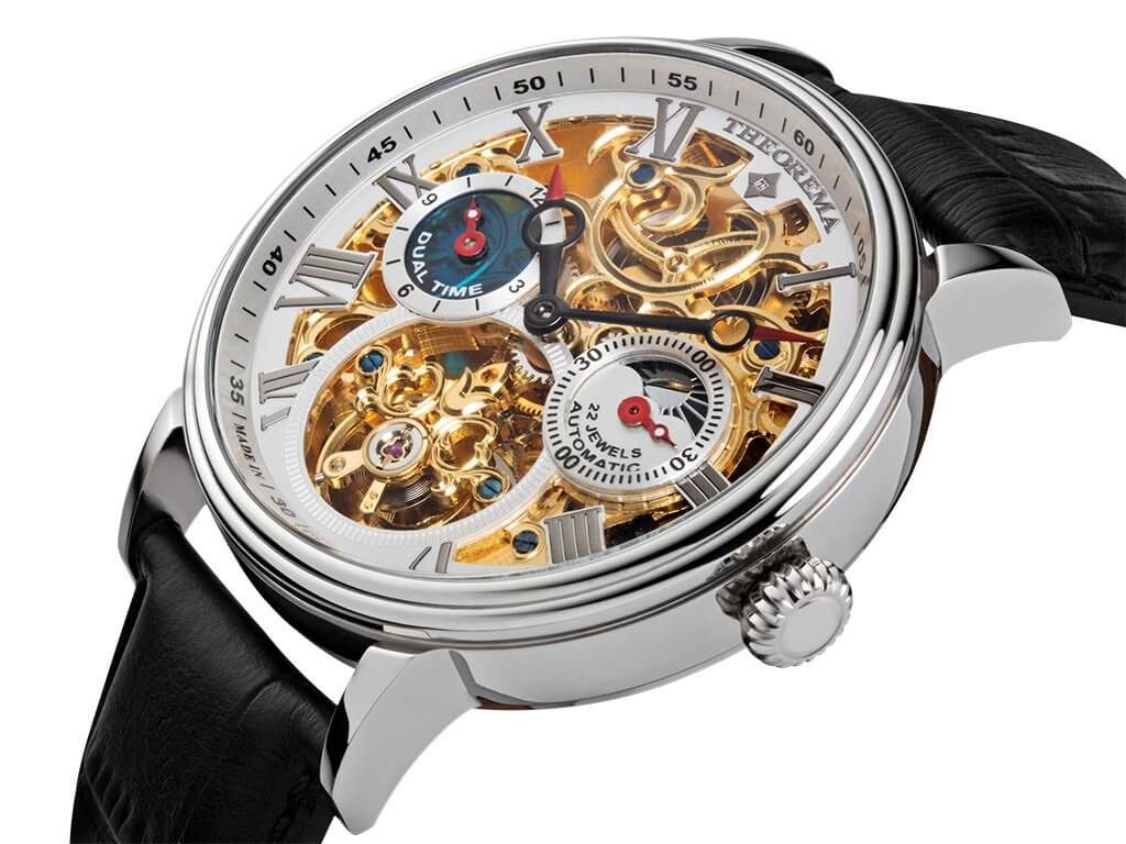 Dual-time Copenhagen by Theorema Germany GM-111-1 |Silver|