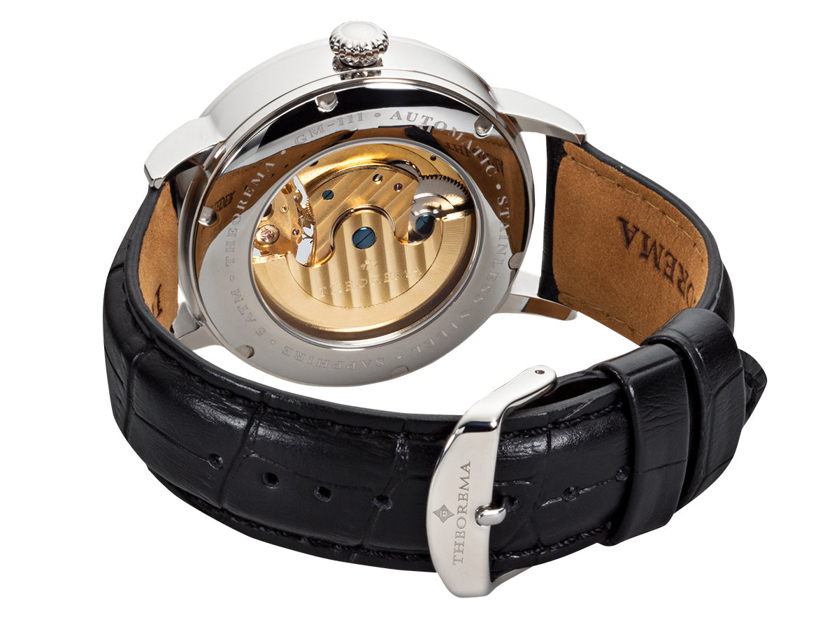 Dual-time Copenhagen by Theorema Germany GM-111-2 |Silver|