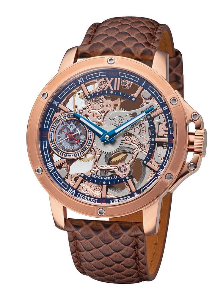 See-through skeleton Lagos by Theorema, Germany GM-113-6 |Rose|