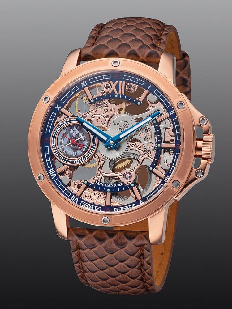 See-through skeleton Lagos by Theorema, Germany GM-113-6 |Rose|