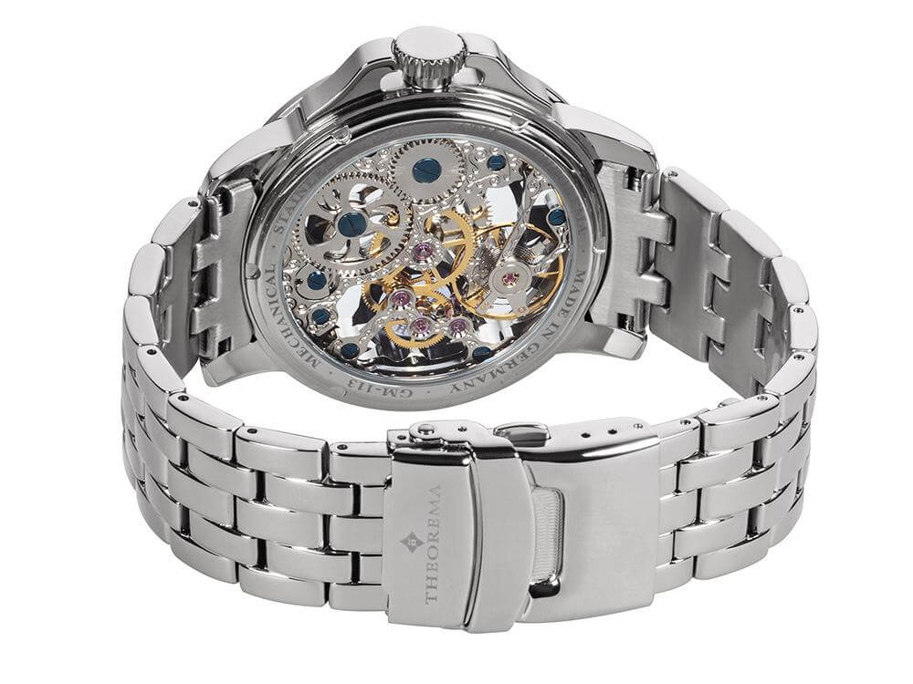 See-through skeleton Lagos by Theorema, Germany GM-113-8 |Silver|
