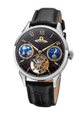Limited Edition. Lugano Tourbillon by Theorema Germany - GM-904-2 |Silver|