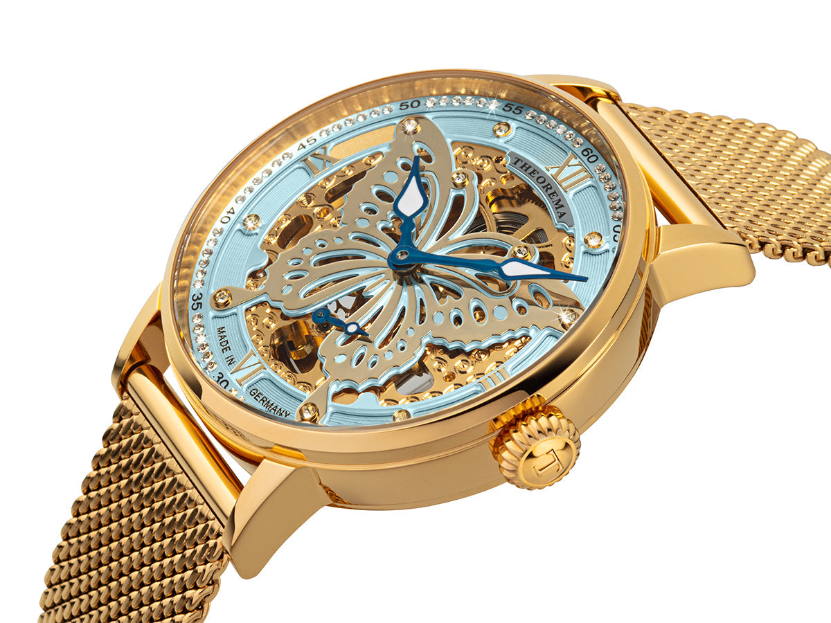 Madame Butterfly Theorema Germany - GM-123-9 |Gold| with 82 Swarovski